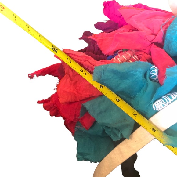 Recycled Kantha Wine Bag Purse - Picture 11 of 12